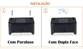 Kit Iluminação Solar Deck Escadas Muro Corrimão [Instalação Fácil]