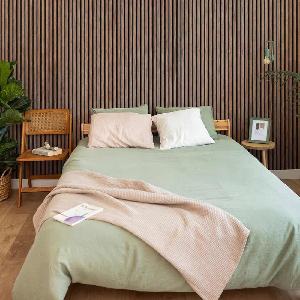 Painel de Madeira Flex Premium – Design Sofisticado  (2,7 m x 1,10 m)