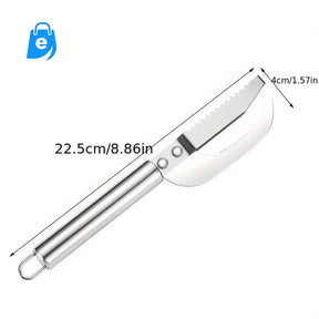 FishElect - Faca Inoxidável 3 em 1 para Limpeza de Peixe [Compre 1 Leve 2]