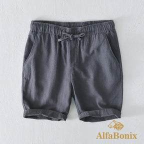 Bermuda de Linho  Alfabonix Sunice