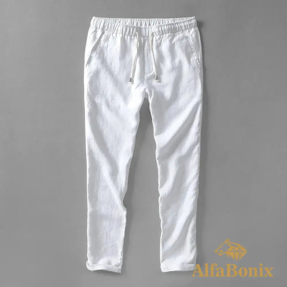 Calça de Linho Alfabonix Charlie
