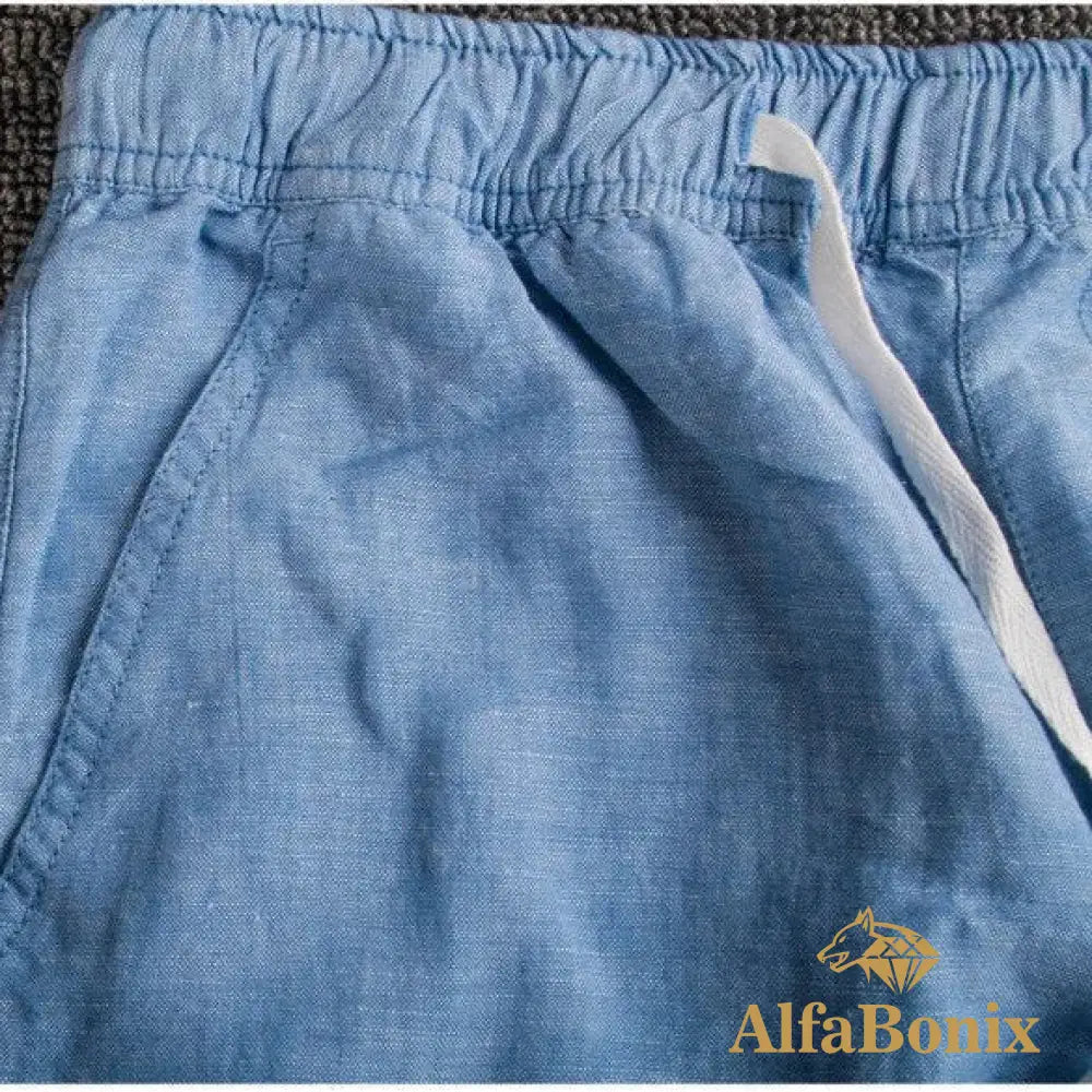 Calça de Linho Alfabonix Mykonos