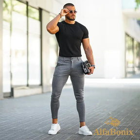 Calça Social Alfa Stylish Skinny