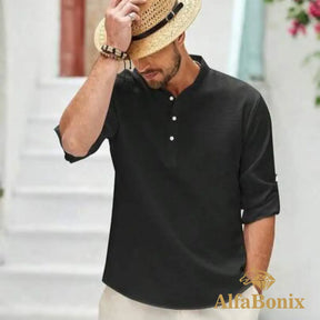 Camisa de Linho Alfabonix Beach Club
