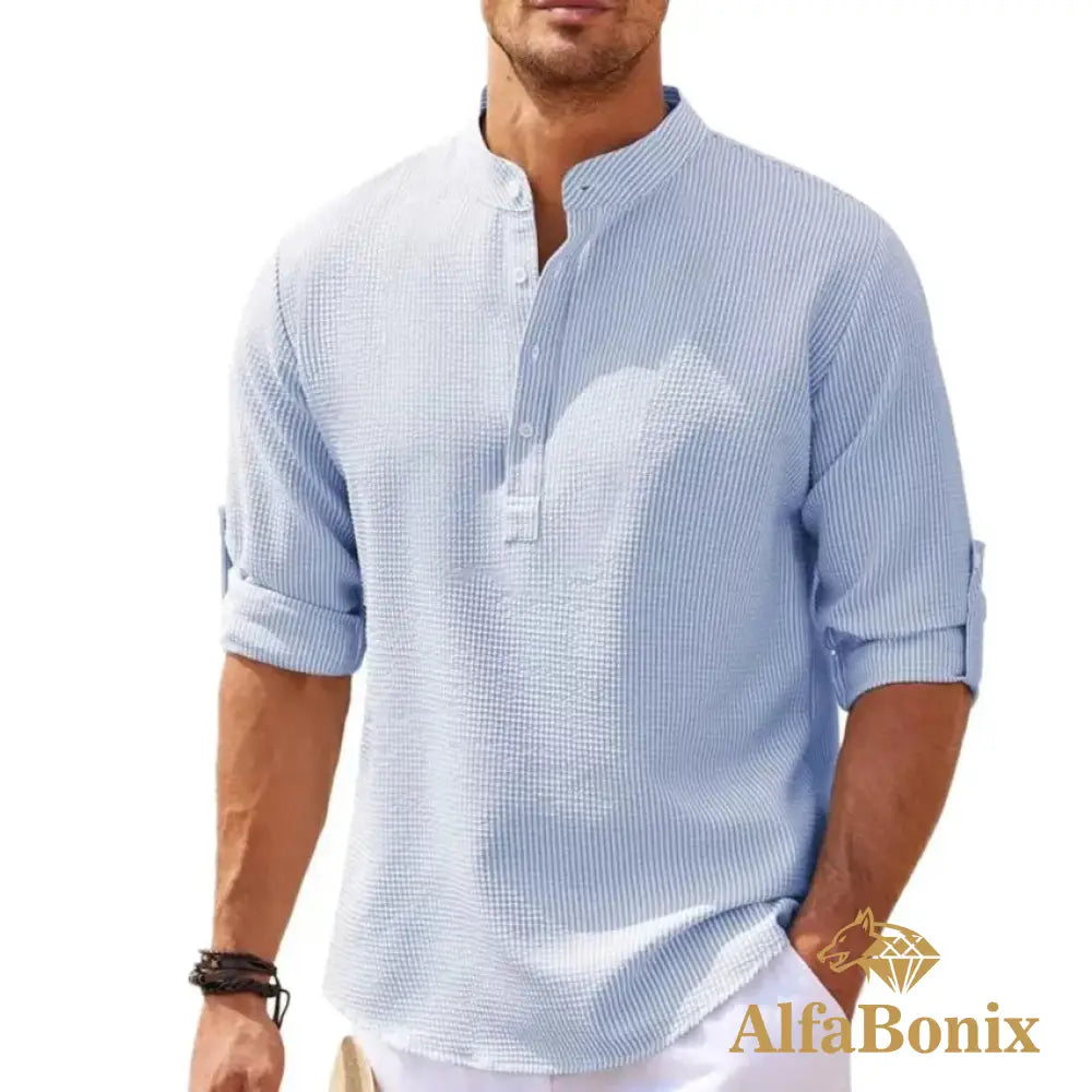 Camisa de Linho Alfabonix Beach Club