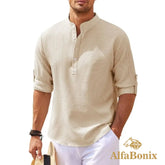 Camisa de Linho Alfabonix Beach Club