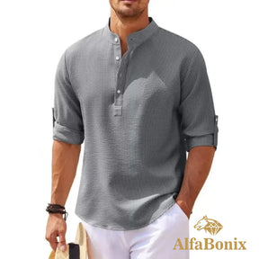 Camisa de Linho Alfabonix Beach Club