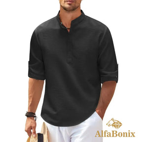 Camisa de Linho Alfabonix Beach Club