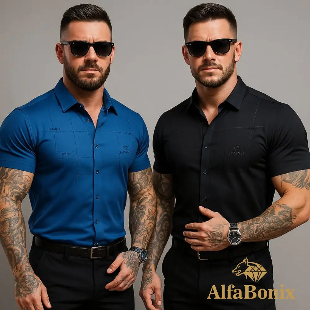 Camisa Masculina Alfa Loeveder - Compre 1 leve 2 [PROMOÇÃO]