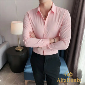 Camisa Masculina Social Slim Fit Britanic