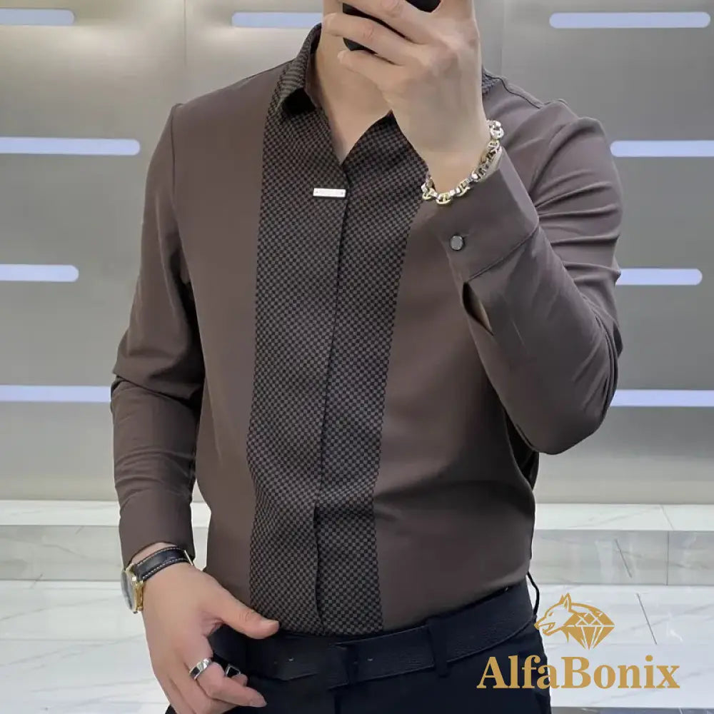 Camisa Social Alfa Tech Spliced