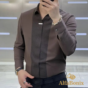 Camisa Social Alfa Tech Spliced