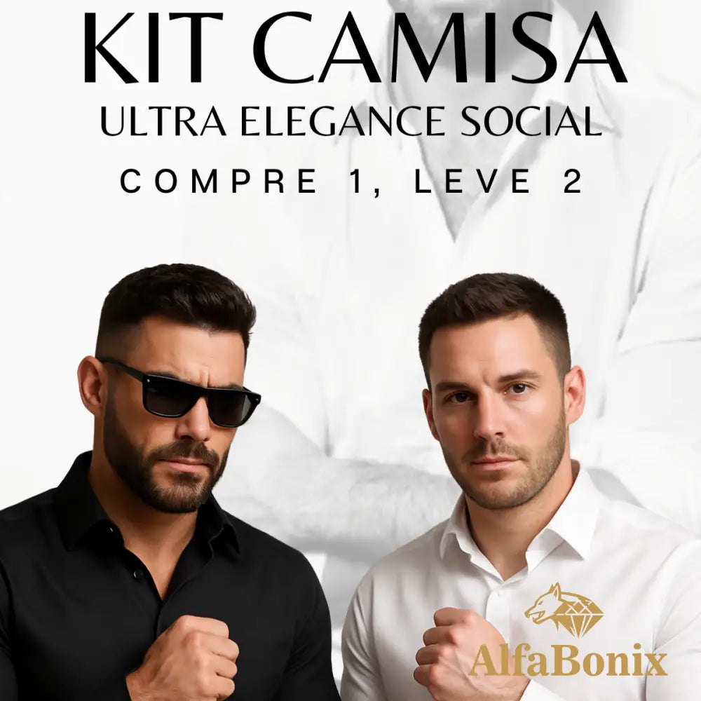 Camisa Social Ultra Elegance - Compre 1 leve 2 [PROMOÇÃO]