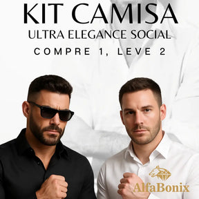Camisa Social Ultra Elegance - Compre 1 leve 2 [PROMOÇÃO]