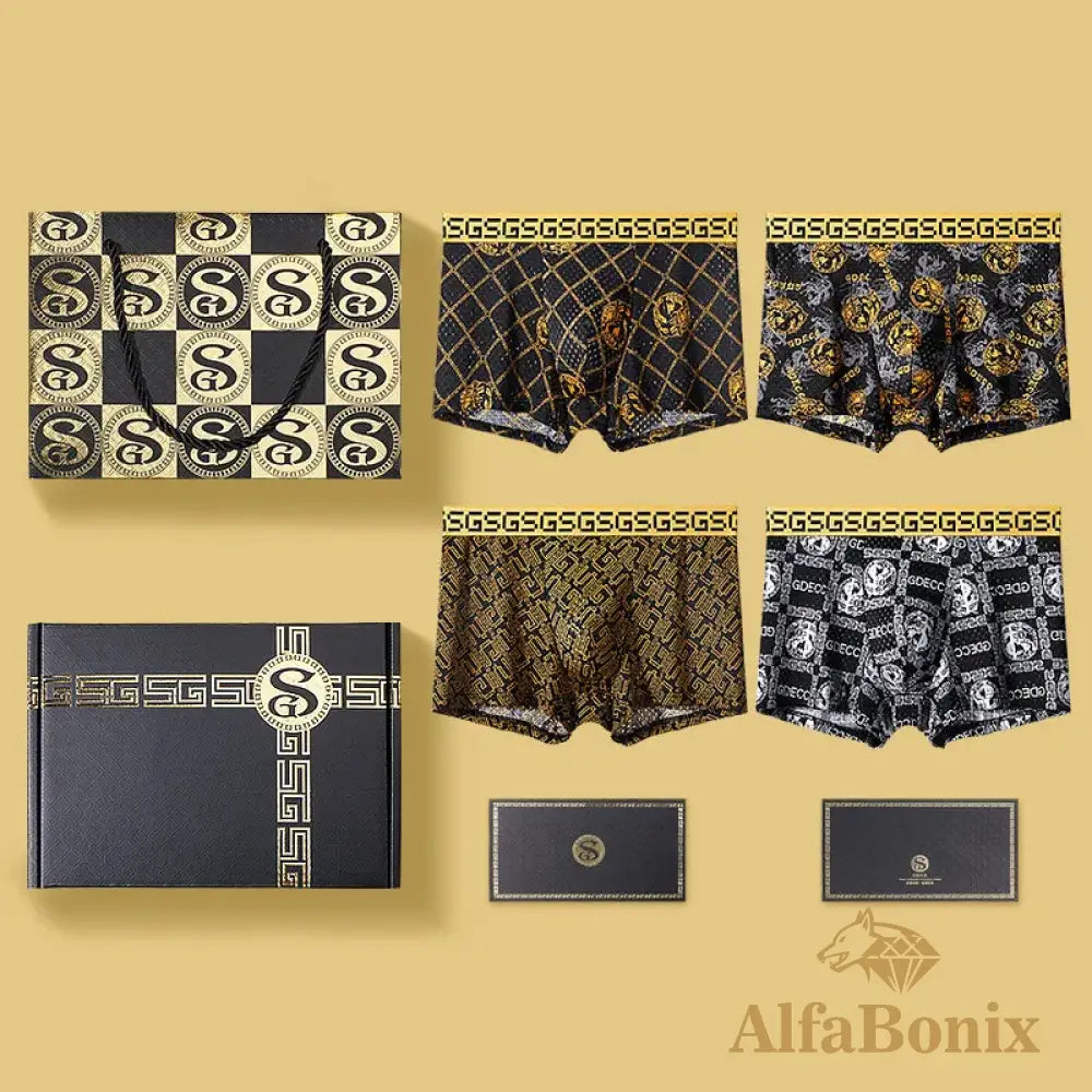 Cueca AlfaBonix Personality - Kit 4 Unidades