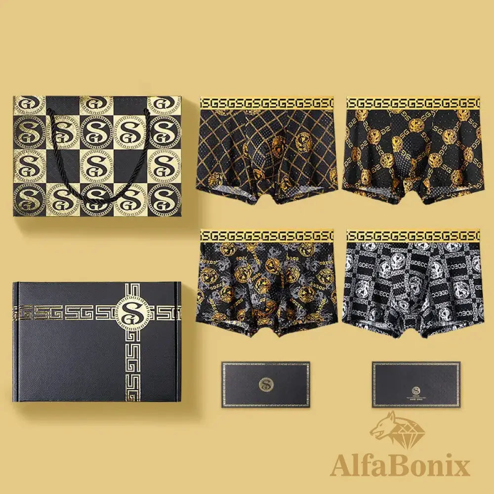 Cueca AlfaBonix Personality - Kit 4 Unidades