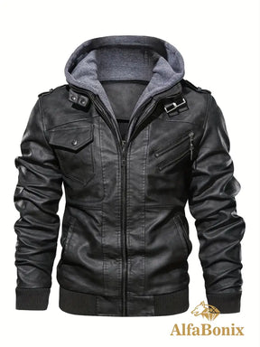 Jaqueta Alfa Black Hooded