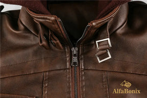 Jaqueta Alfa Black Hooded