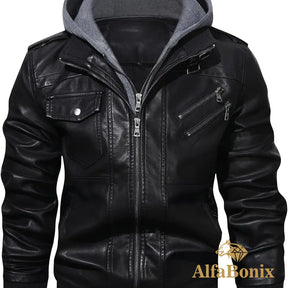 Jaqueta Alfa Black Hooded