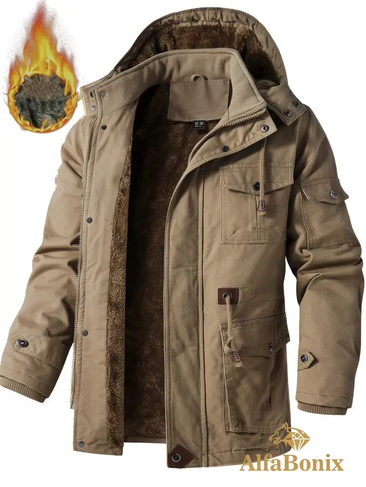 Jaqueta Alfa Fleece Windbreak Masculina