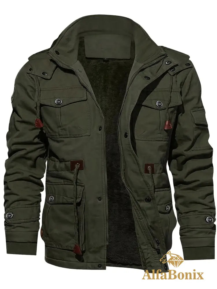 Jaqueta Alfa Fleece Windbreak Masculina