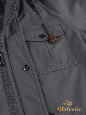 Jaqueta Alfa Fleece Windbreak Masculina