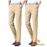 Kit Com 2 Calças Sociais de Alfaiataria Alfabonix - [Compre 1 e Leve 2]