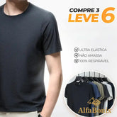 Kit de 6 Camisas Respiráveis Ademend - (PAGUE 3 LEVE 6)