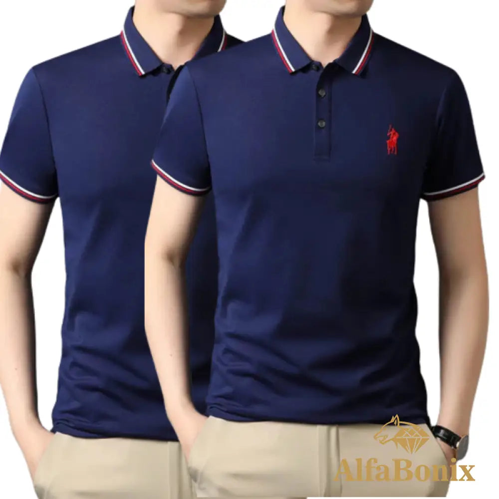 Promoção Camisa Polo Clássica Lisa Alfabonix - [Pague 1 e Leve 2]