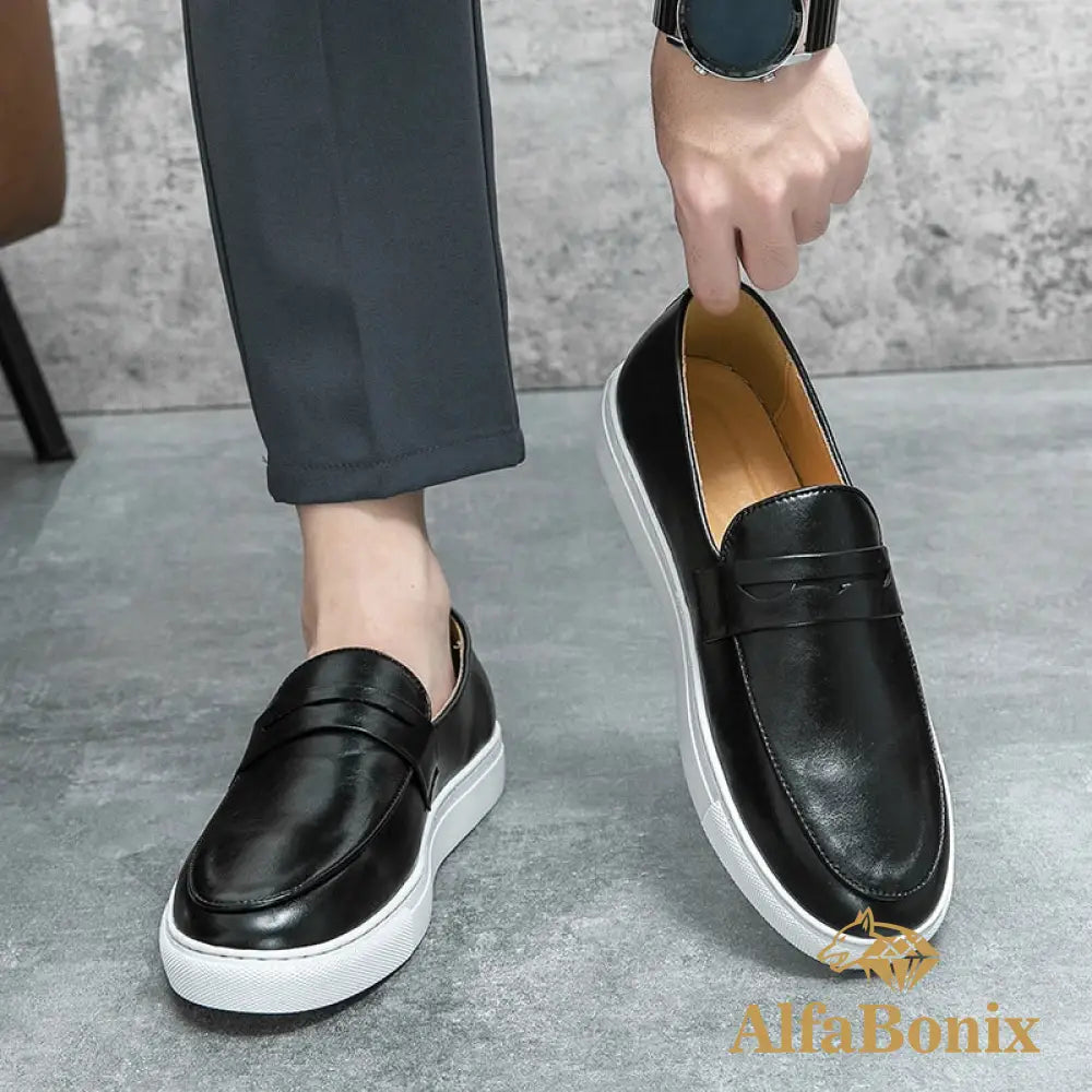 Sapato Alfabonix Mocassin Grego