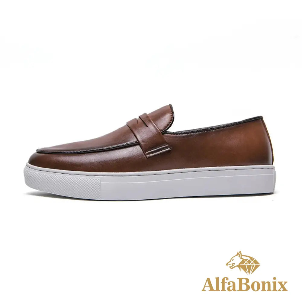 Sapato Alfabonix Mocassin Grego