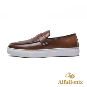 Sapato Alfabonix Mocassin Grego