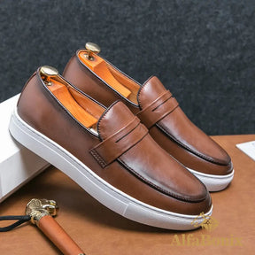 Sapato Alfabonix Mocassin Grego