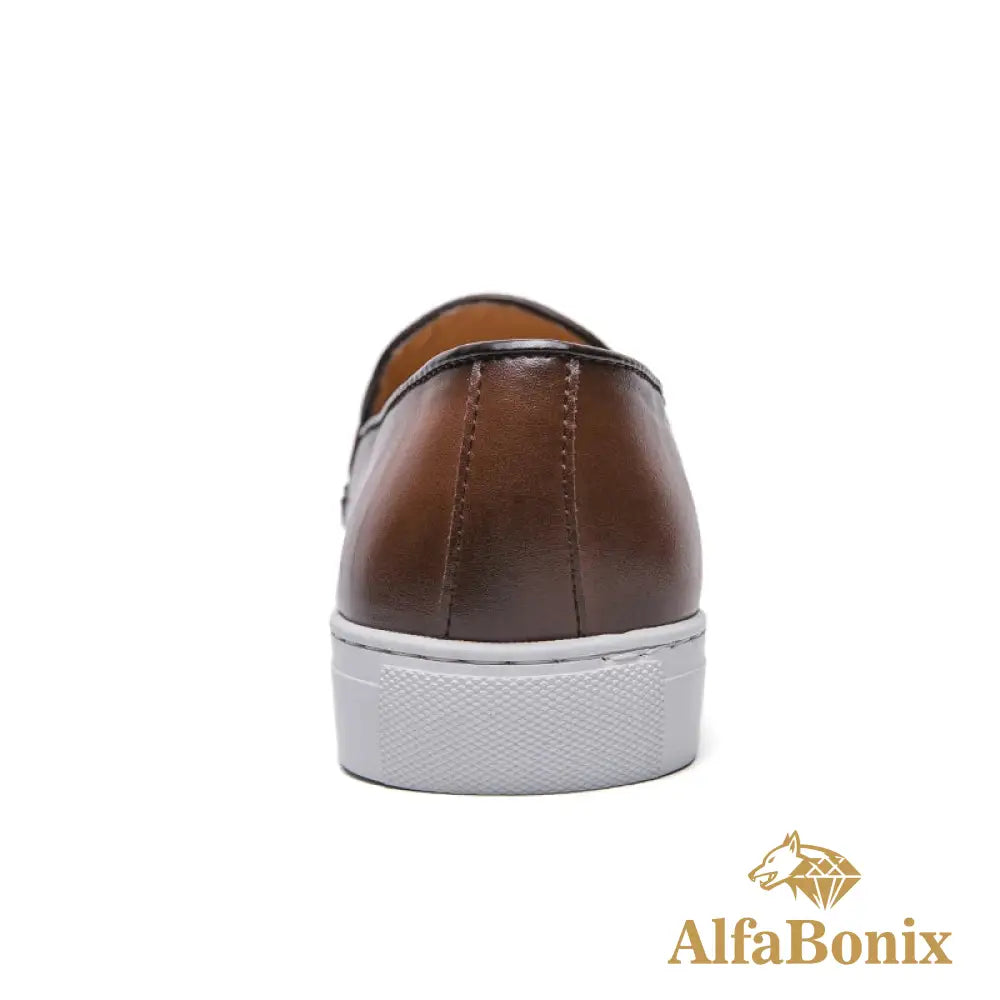 Sapato Alfabonix Mocassin Grego