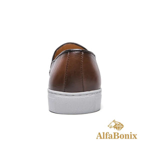 Sapato Alfabonix Mocassin Grego