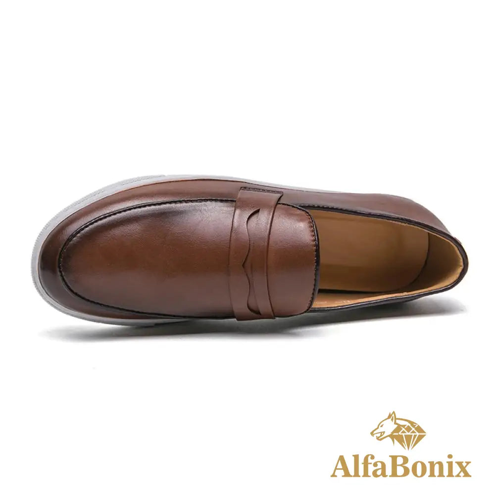 Sapato Alfabonix Mocassin Grego